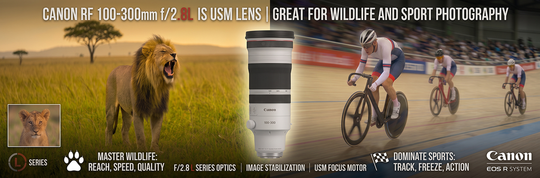 Canon RF 100-300mm f/2.8L IS USM – The Ultimate Lens for Wildlife and Sport Photography