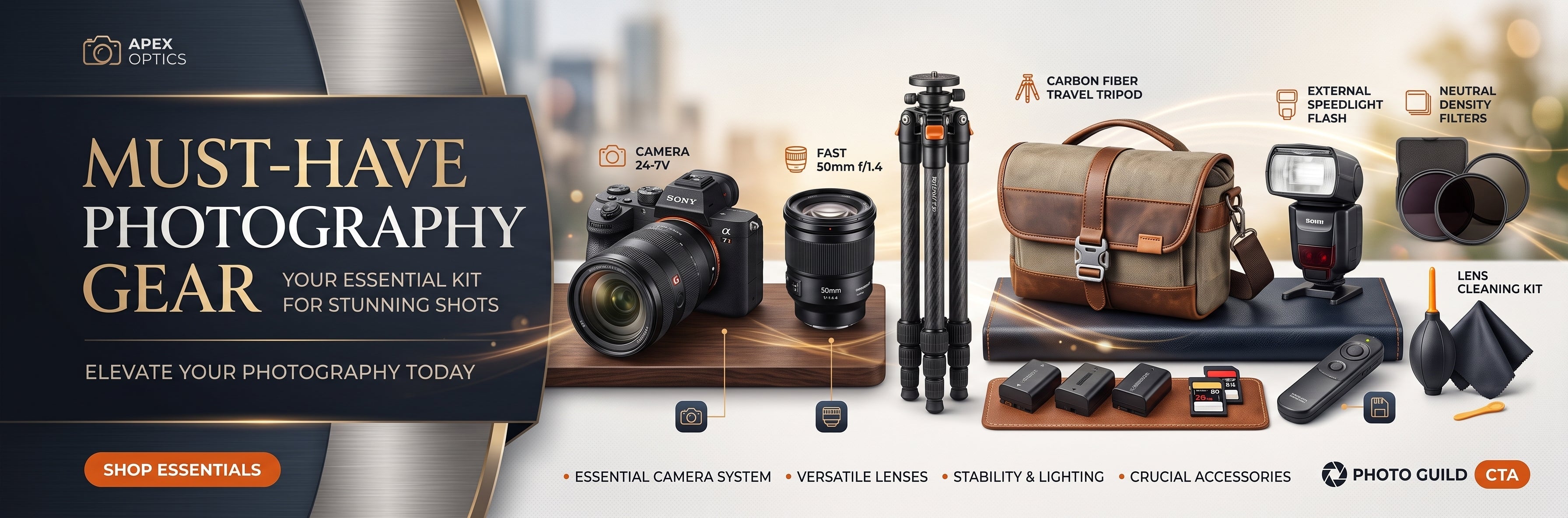 50 Must-Have Photography Gear Essentials for South African Creators
