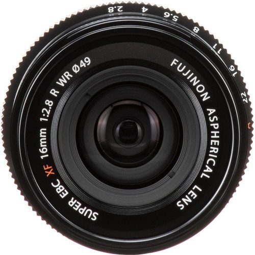 Fujifilm XF 16mm f2.8 R WR Black Mirrorless Camera Lens