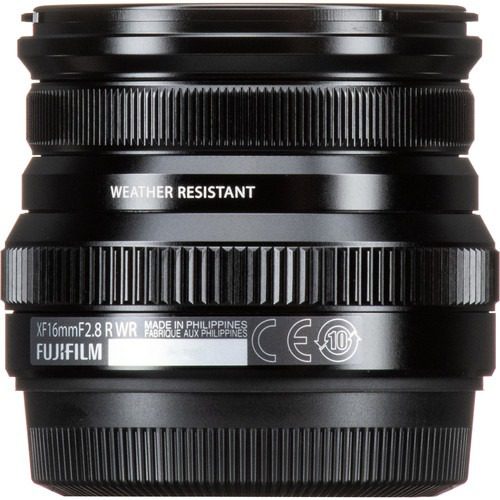 Fujifilm XF 16mm f2.8 R WR Black Mirrorless Camera Lens