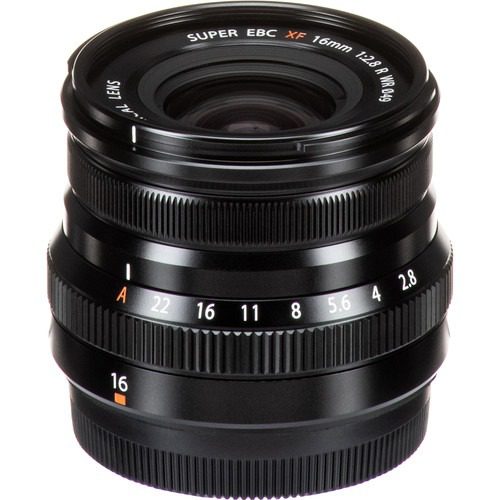 Fujifilm XF 16mm f2.8 R WR Black Mirrorless Camera Lens