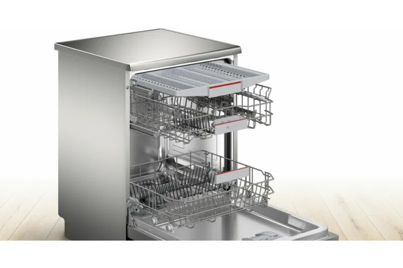 Bosch SMS45NI00Z Series 4 Freestanding Dishwasher 13 Place Settings Silver Inox