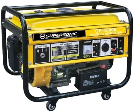 Supersonic Petrol & Oil 4-Stroke Generator OP-4500E - Load Shedding|B0FVM51Y8B