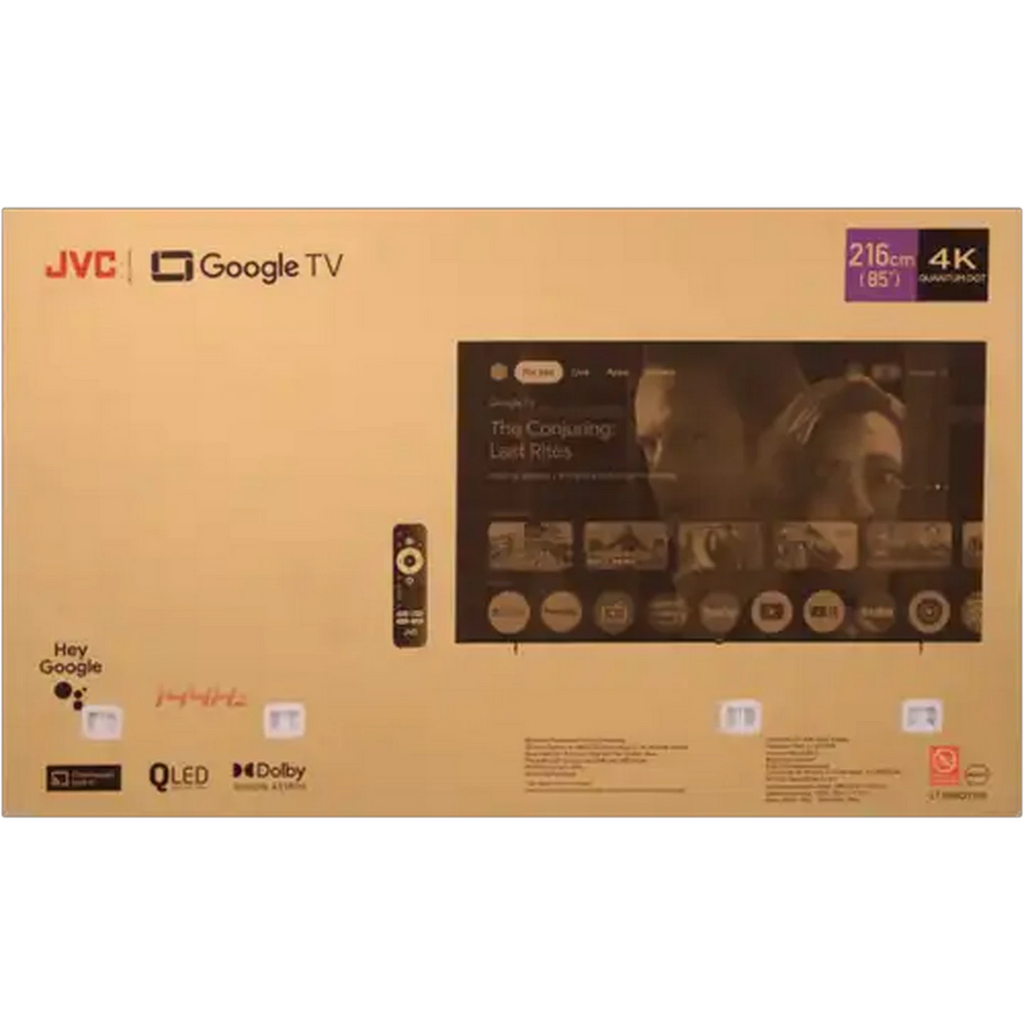 Image of JVC 85 Inch 4K QLED Google TV