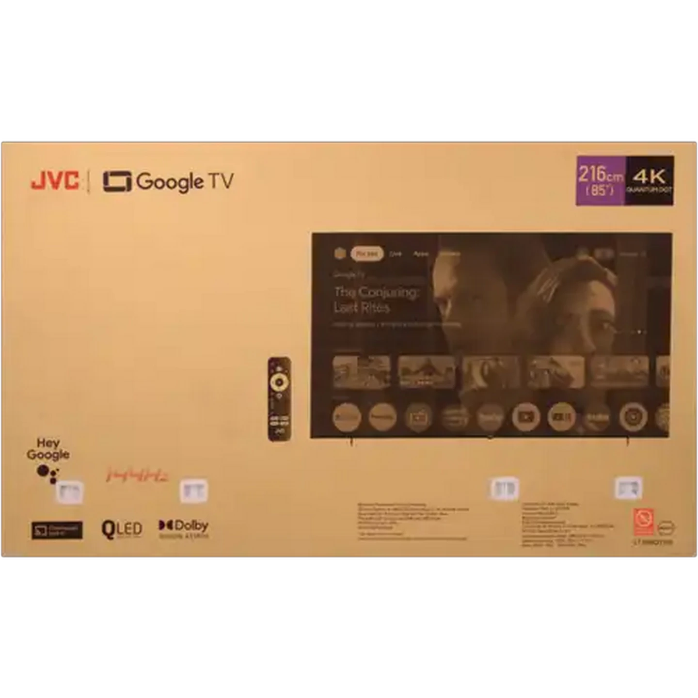 Image of JVC 85 Inch 4K QLED Google TV