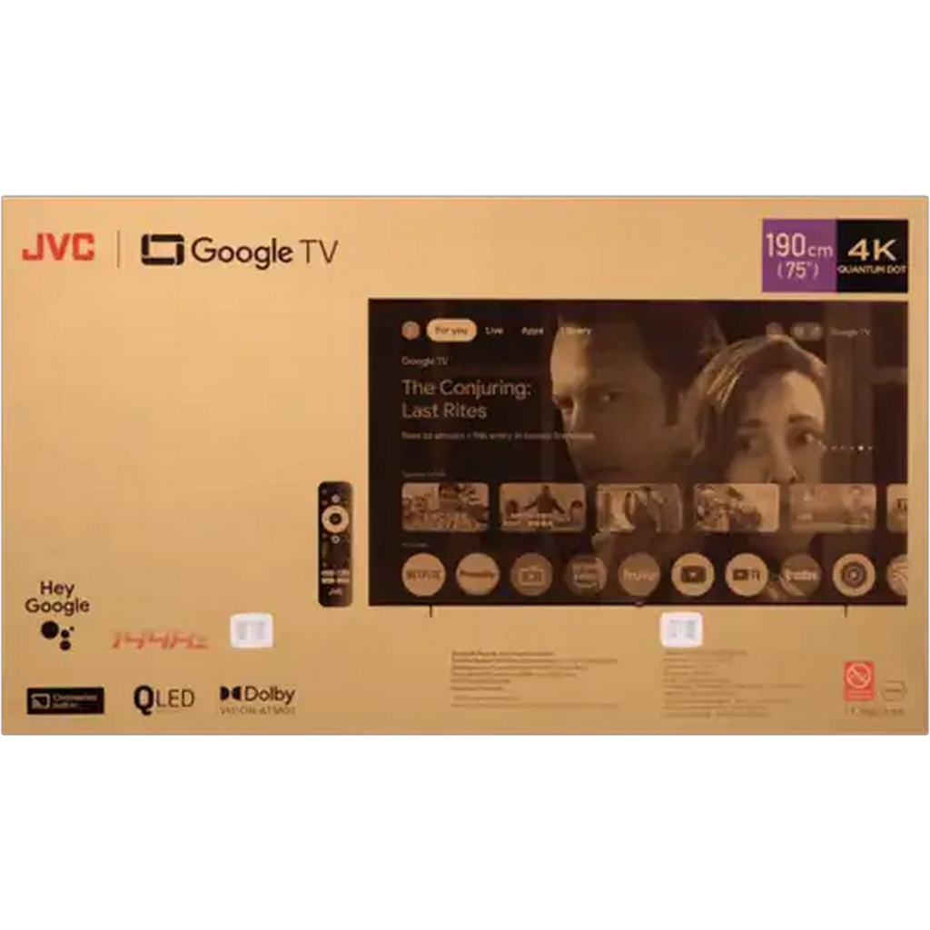 Image of JVC 75 Inch 4K QLED Google TV
