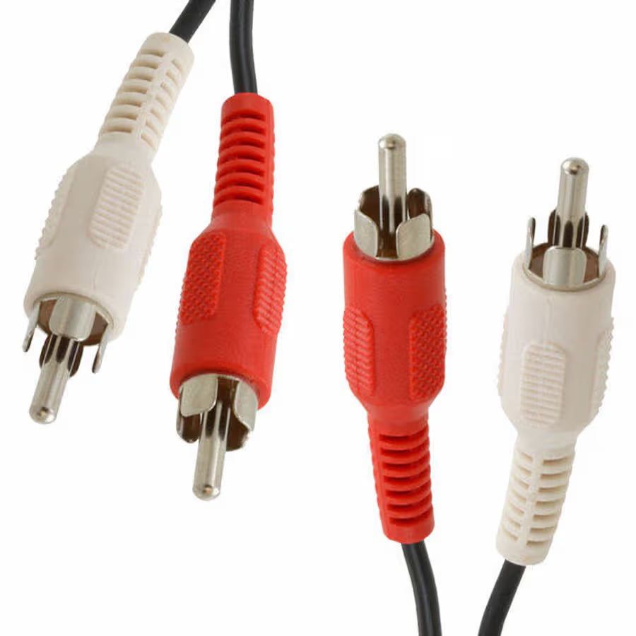 Yodata 2m Dual RCA Stereo Audio Cable