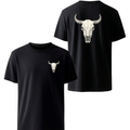 Bull Skull Graphic T-Shirt | Vintage Western Style
