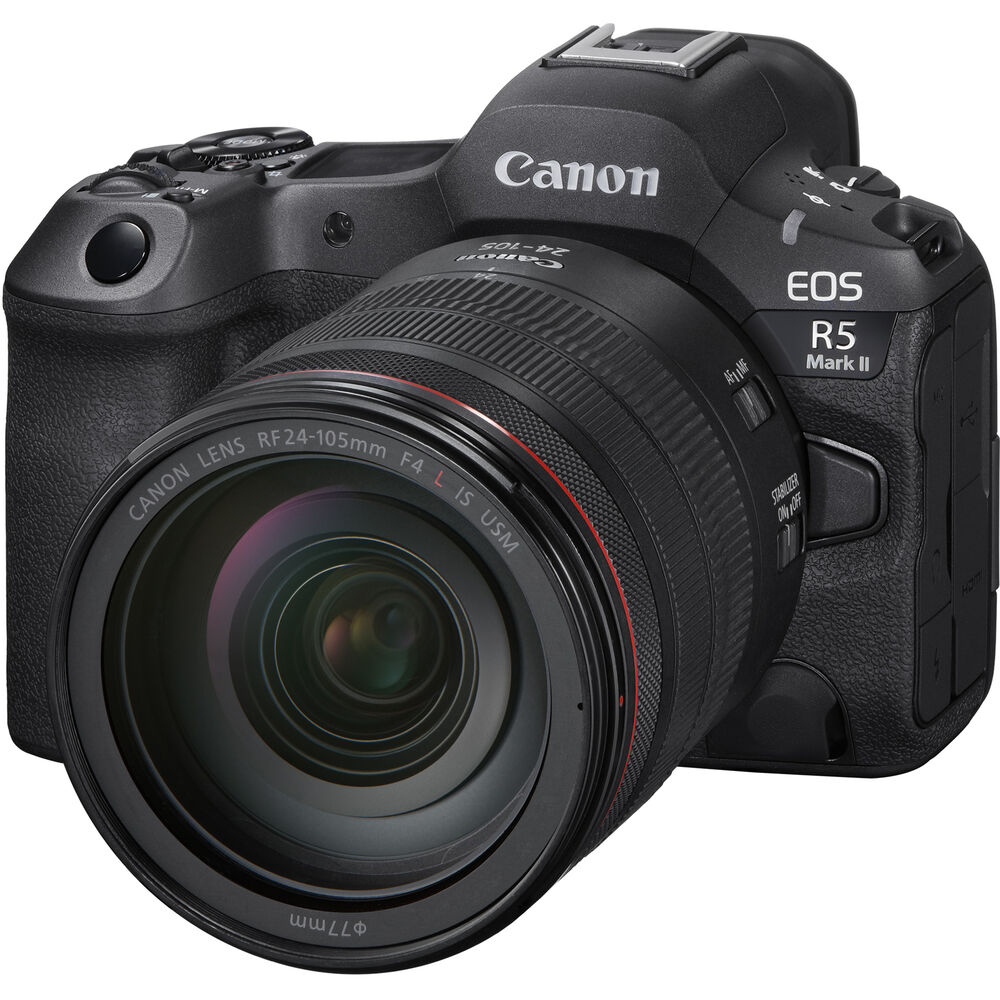 Canon EOS R5 Mark II Mirrorless Camera with RF 24-105mm f/4 L IS USM Lens Kit 06
