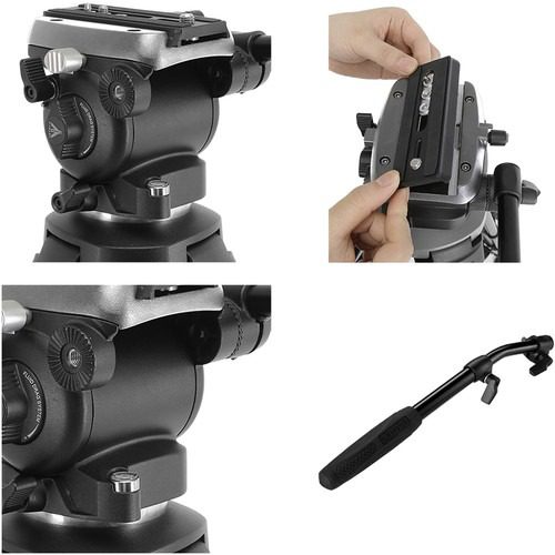 E-Image EK650 Video Tripod