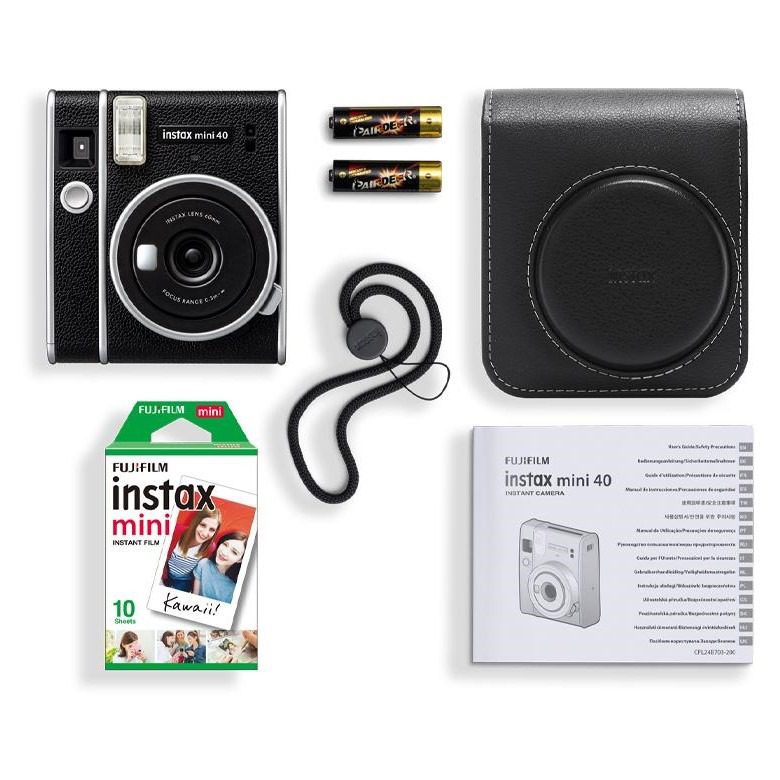 FUJIFILM INSTAX MINI 40 (BLACK) IN THE BOX