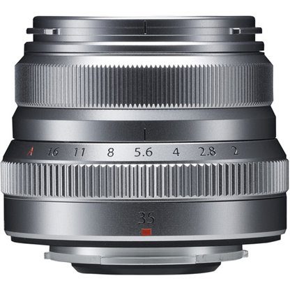 Fujifilm XF35mm f2 R WR Silver Mirrorless Camera Lens