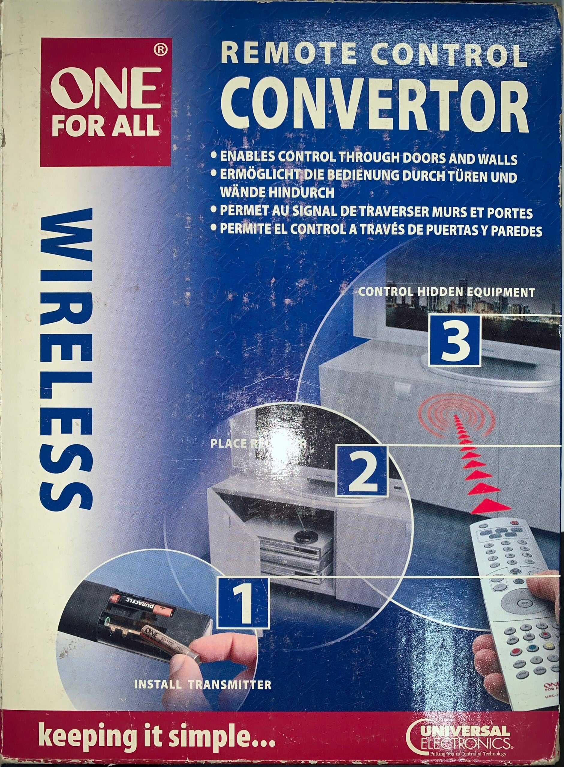 One For All Wireless Remote Control Converter