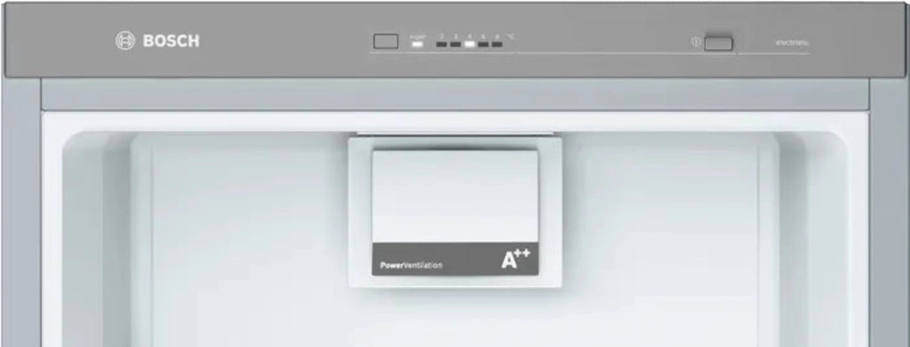 Bosch KSV33NI31Z 324L Upright Fridge Inox with FreshSense and SuperCool