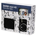 Fujifilm Instax Mini 40 (Black) + 1 Film + 1 Case