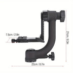 RSI Metal Heavy Duty 360 Degree Panoramic Gimbal Tripod Head