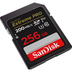 SanDisk Extreme Pro SD 256GB 200 mb/s Memory Card