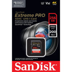 SanDisk Extreme Pro SD 256GB 200 mb/s Memory Card