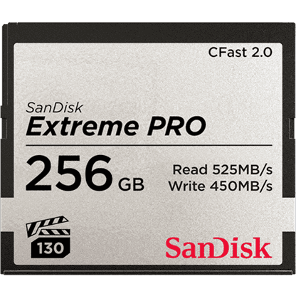 SanDisk Extreme PRO CFAST 256GB Memory Card