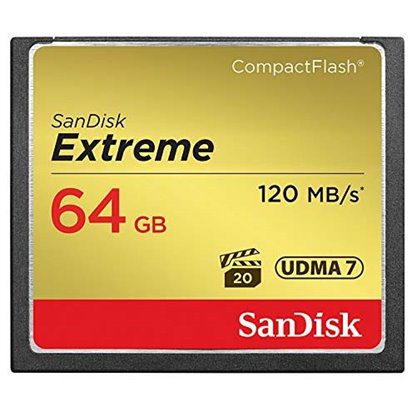SanDisk Extreme 64GB CF 20MBs Memory Card