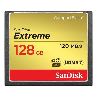 SanDisk Extreme 128GB CF Memory Card