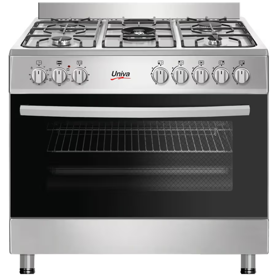 Univa UG119SI 5 Burner Gas Stove With Gas Oven