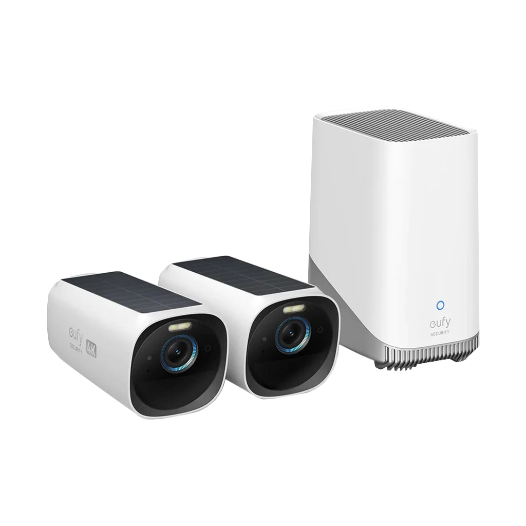 Eufy Security eufyCam 3 4K UHD Wireless Security Camera Kit (2-Cam + HomeBase 3)