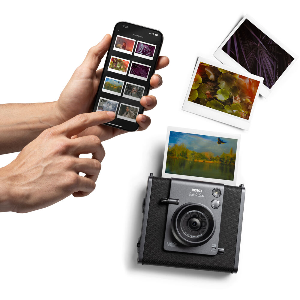 Fujifilm Instax Wide Evo Hybrid Instant Film Camera