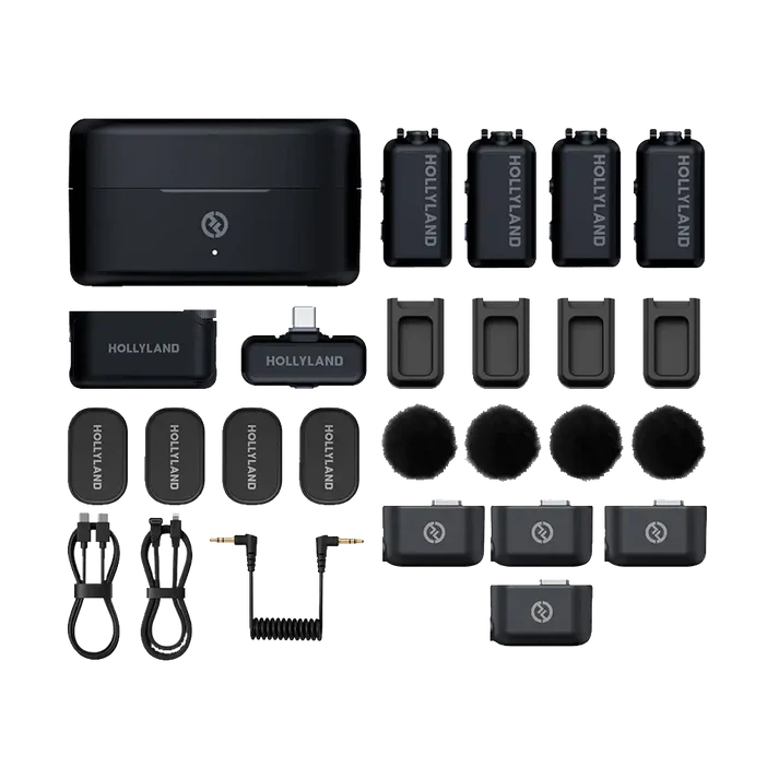 Hollyland LARK MAX 2 Combo 4-Person Wireless Microphone