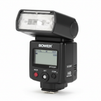 Bower SFD926P Power Zoom Flash for Pentax and Samsung cameras on white background