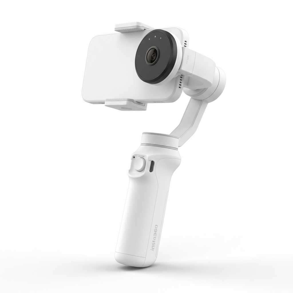 Insta360 Flow 2 Pro three-quarter view