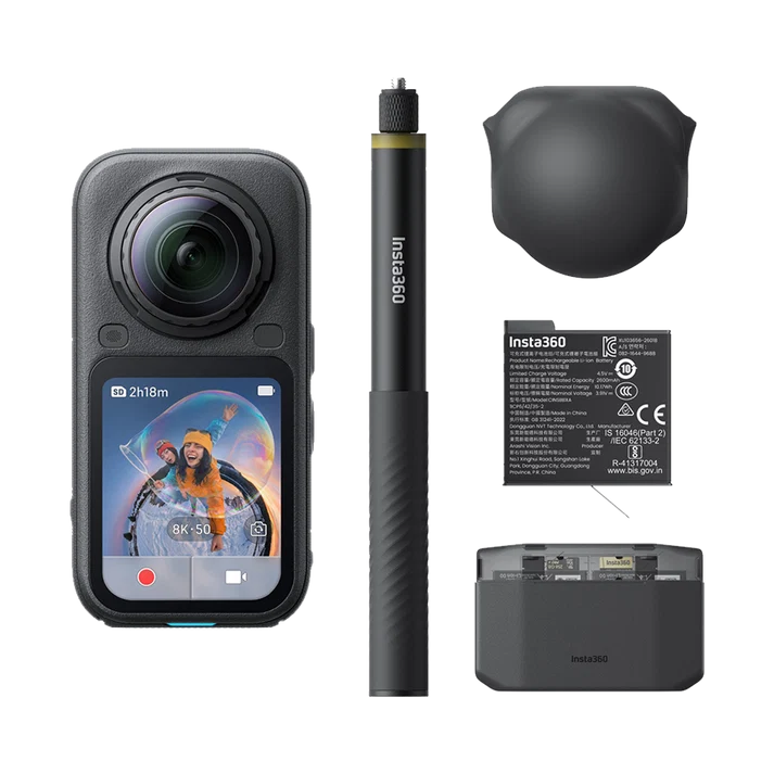 Insta360 X6 360 8K Camera Essentials Bundle (Black)