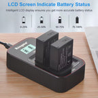 Canon Replacement Battery LP-E17 x 2 and 1 x  LCD charger kit from Kingma
