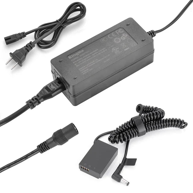 Kingma Canon LP-E12 DR-LP-E12 Dummy Battery with AC Power Supply