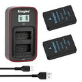 Kingma EN-EL20 Twin Battery & LCD Charger Kit for Nikon (2x Batteries + Charger)