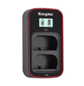 Kingma BM058-LPE6 LCD Dual Battery Charger for Canon LP-E6