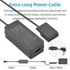 Canon Lp-E17 DR-E17 Replacement Dummy Battery With AC Power Supply from Kingma