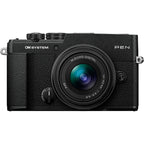 OM SYSTEM PEN Mirrorless Camera with 14-42mm III Lens (Black)