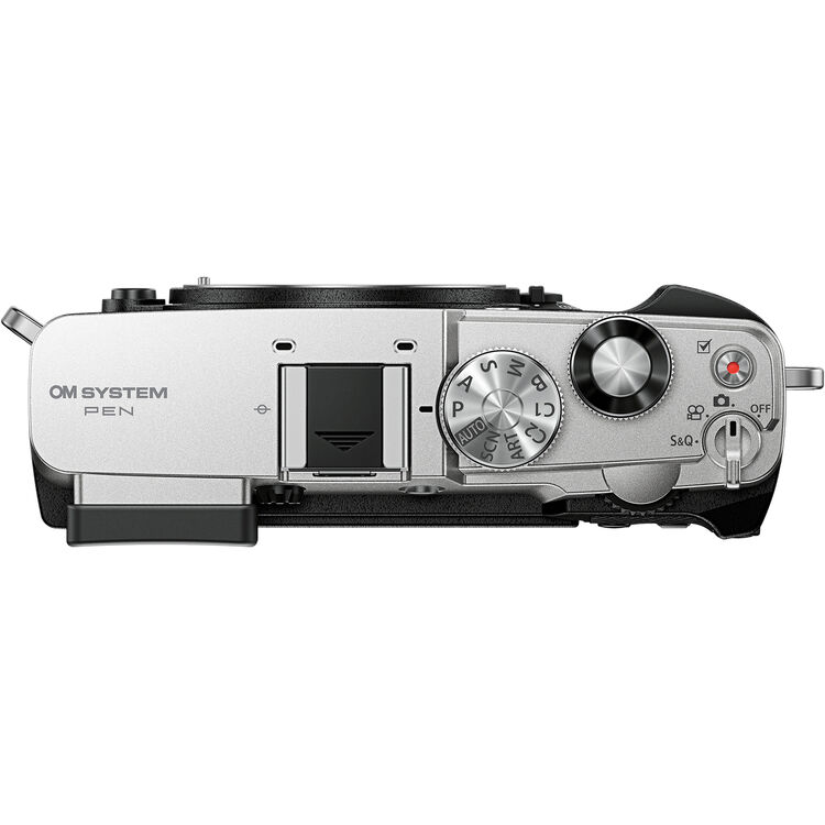 OM SYSTEM PEN Mirrorless Camera (Silver)