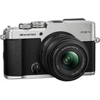 OM SYSTEM PEN Mirrorless Camera with 14-42mm III Lens (Silver)