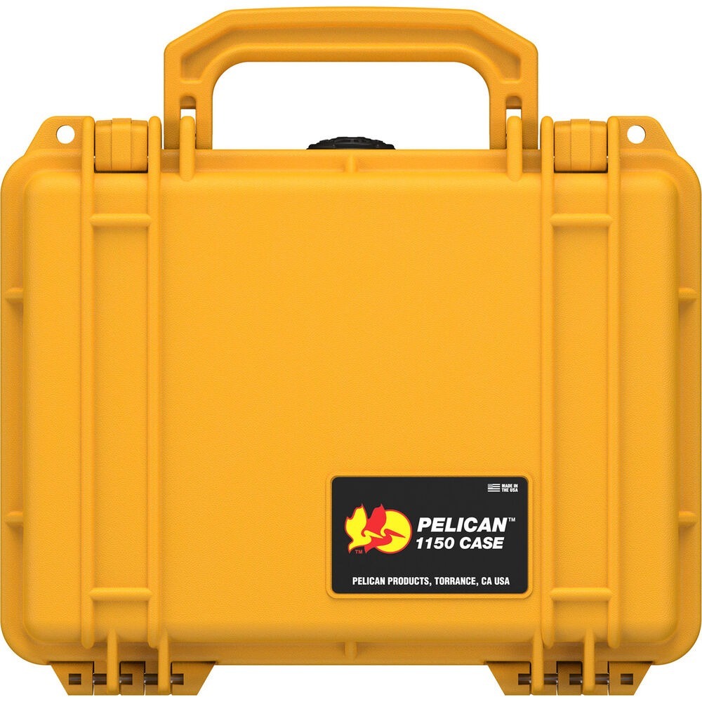 Pelican 1150 Case Yellow with Foam