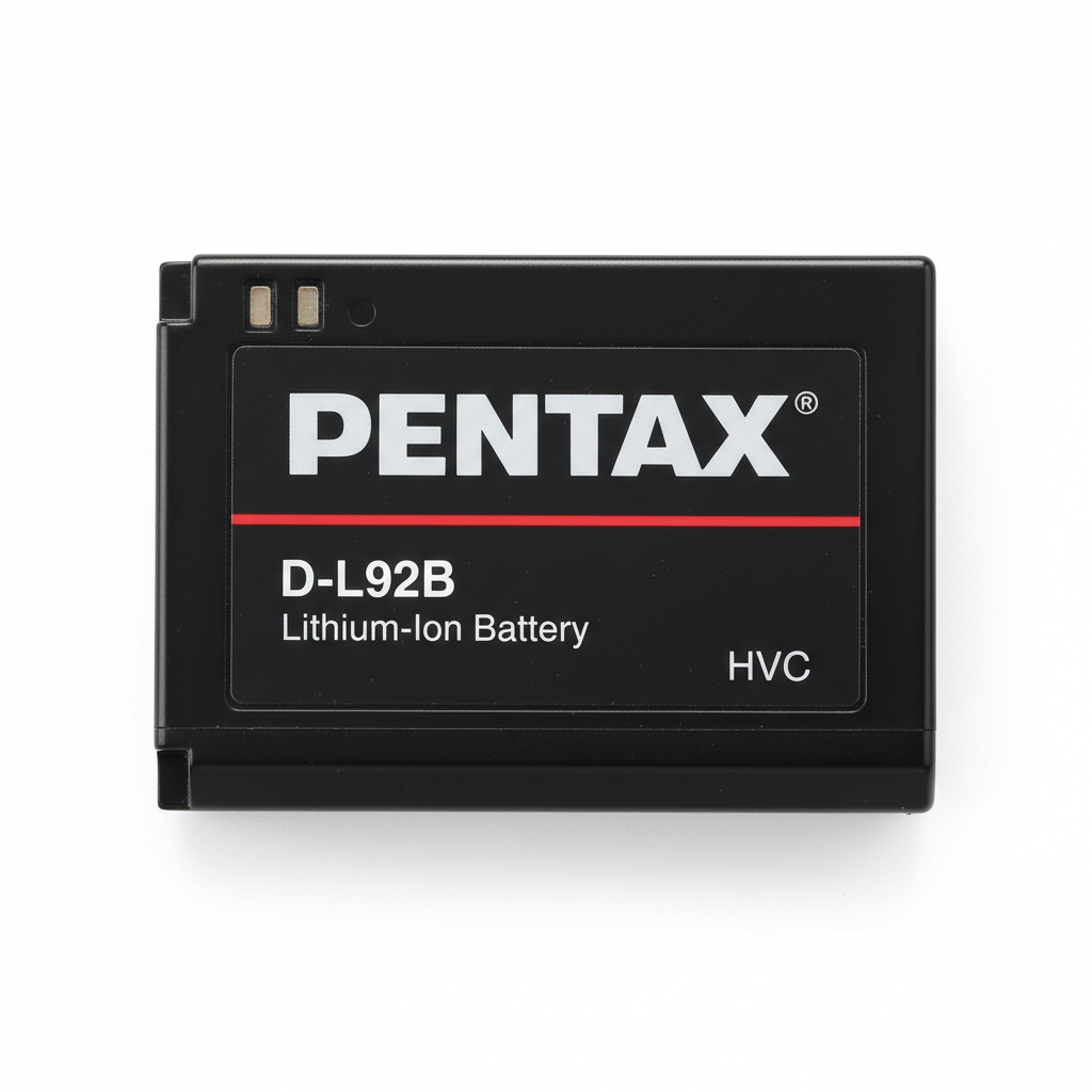 Pentax D-L92B Battery - White Background
