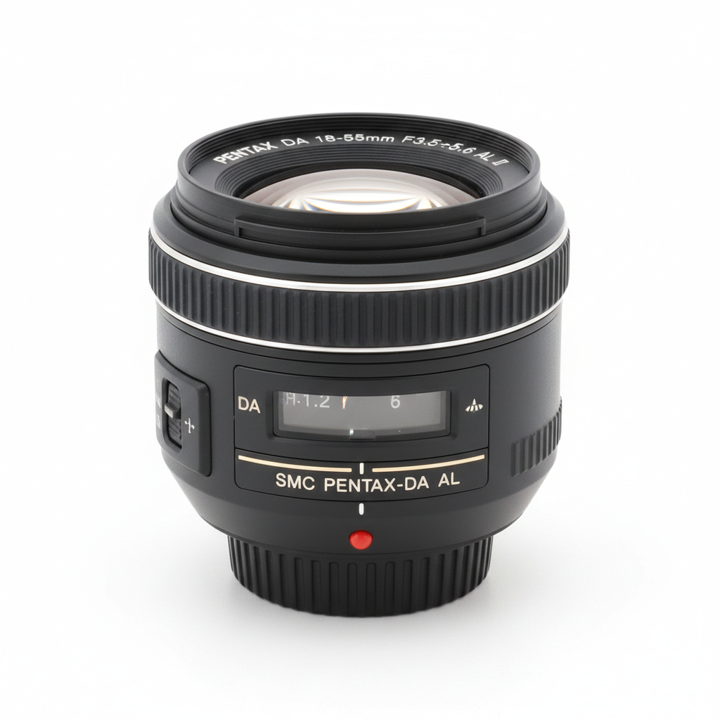 Pentax DA 18-55mm Lens - Front View