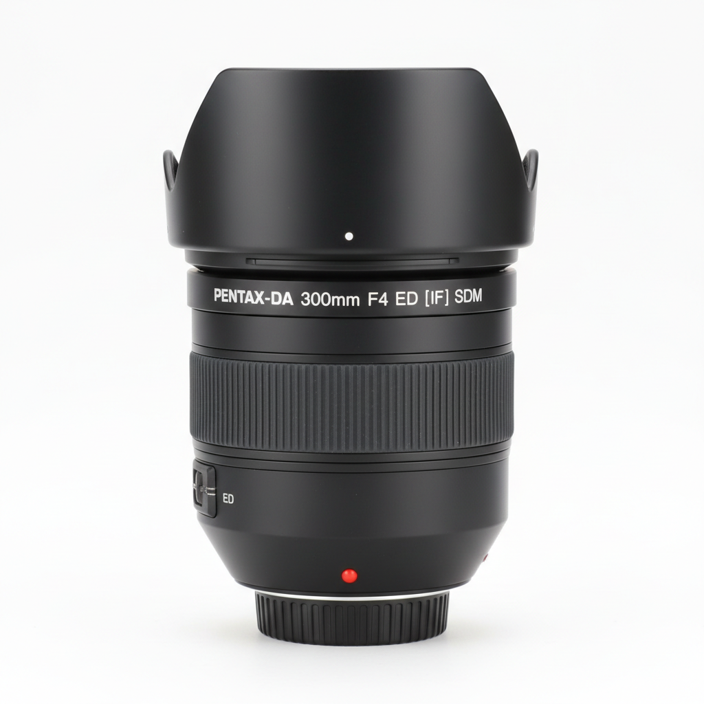 Pentax DA 300mm F4 ED IF SDM Lens - Front View
