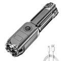 RSI LED USB Rechargeable Flashlight for Photography & Outdoor Use