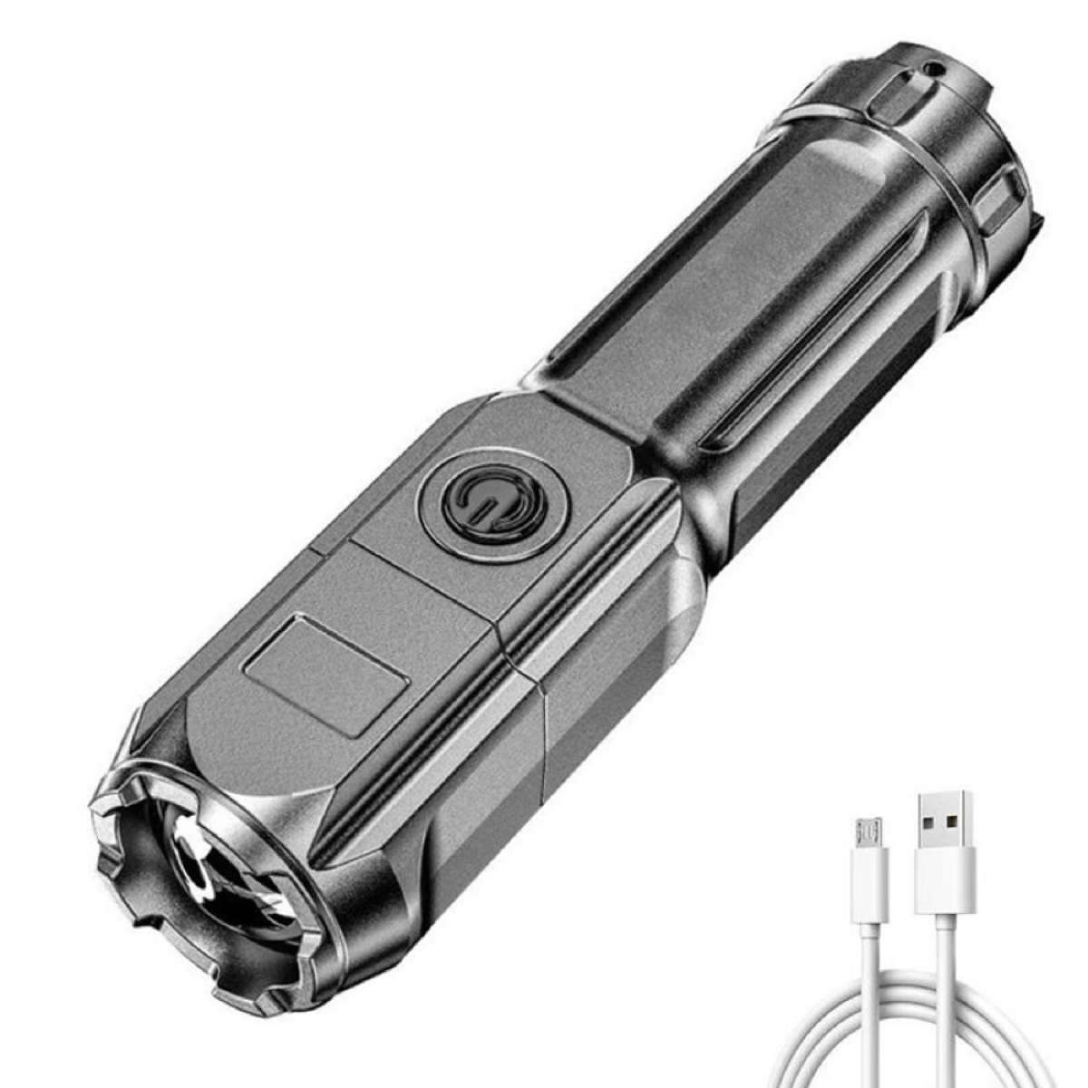 RSI LED USB Rechargeable Flashlight for Photography & Outdoor Use