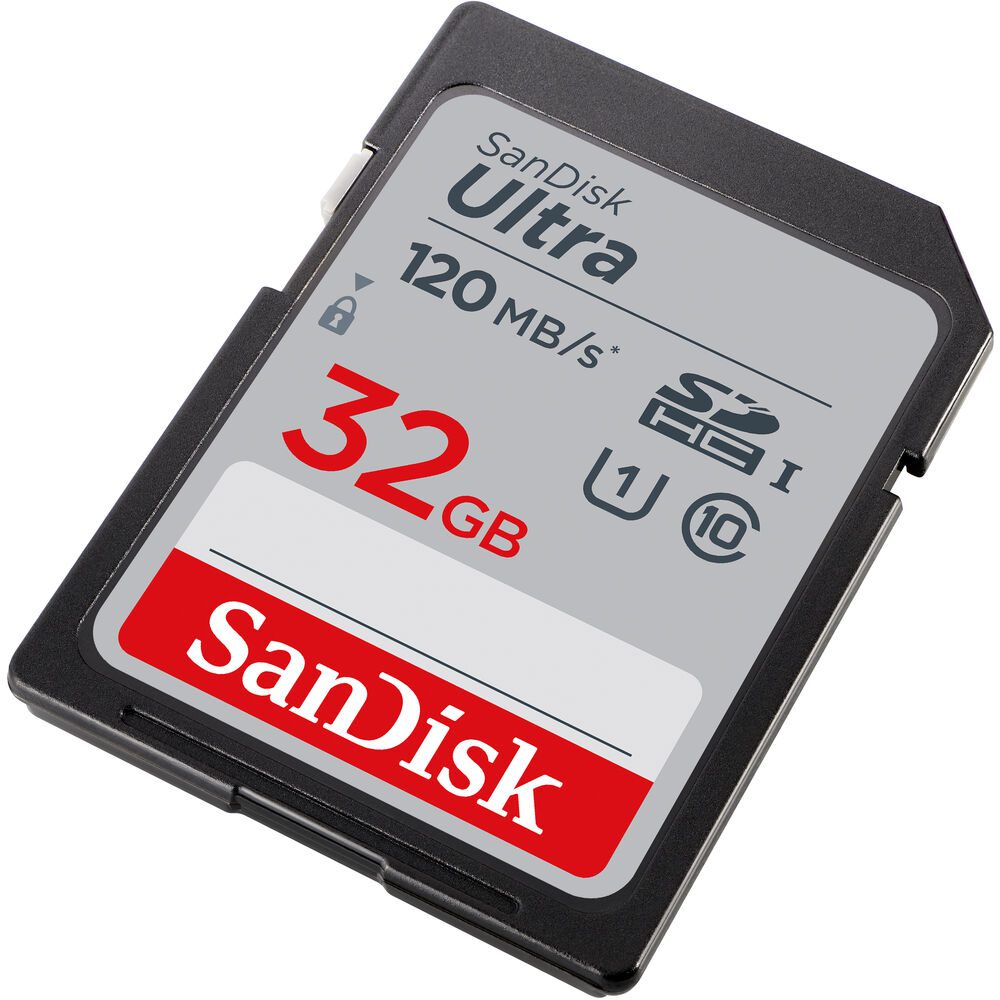 SanDisk 32GB Ultra SDHC Memory Card