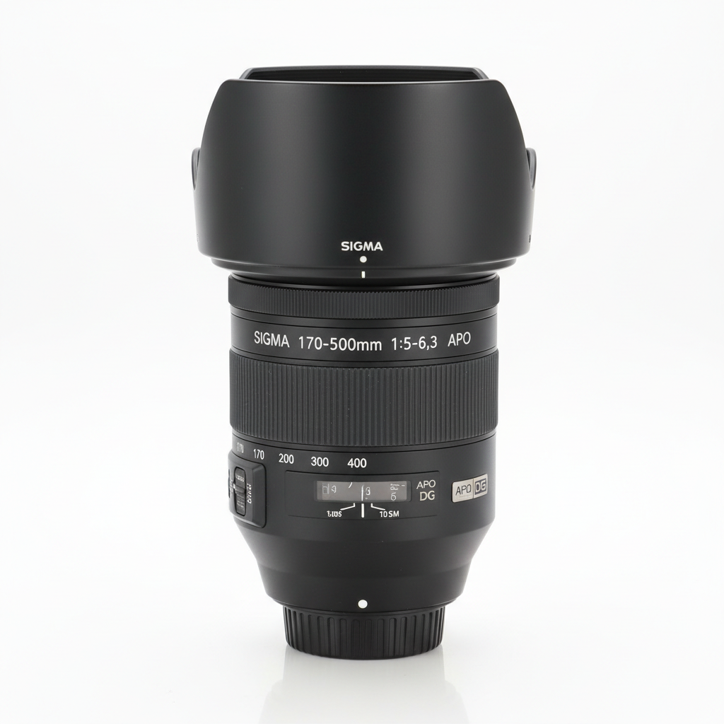 Sigma 170-500mm White Background Studio