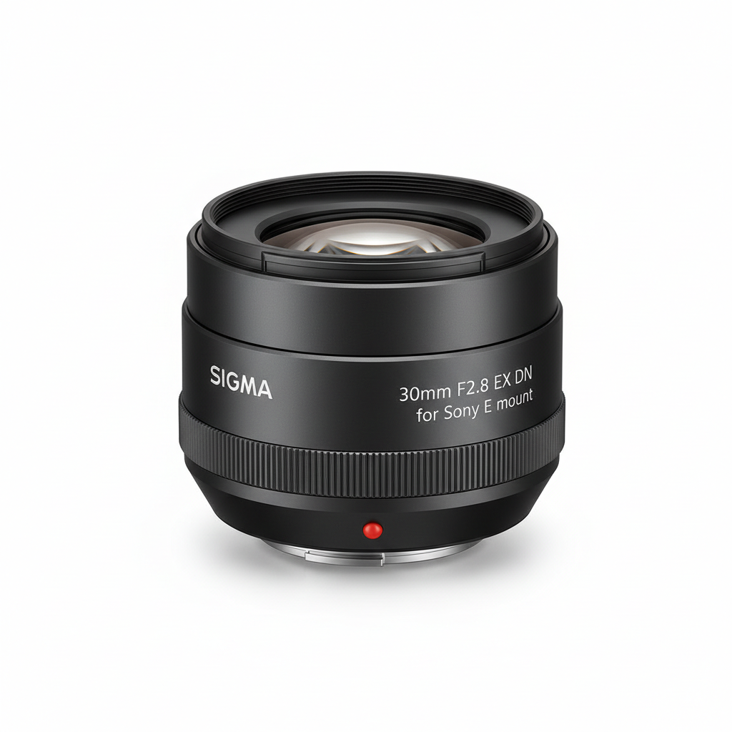 Sigma 30mm F2.8 EX DN White Background