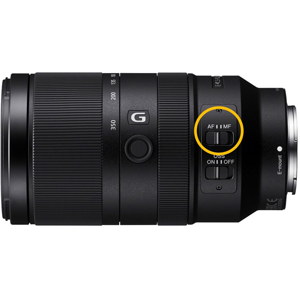 Sony E 70-350mm f4.5-6.3 G Mirrorless Camera Lens